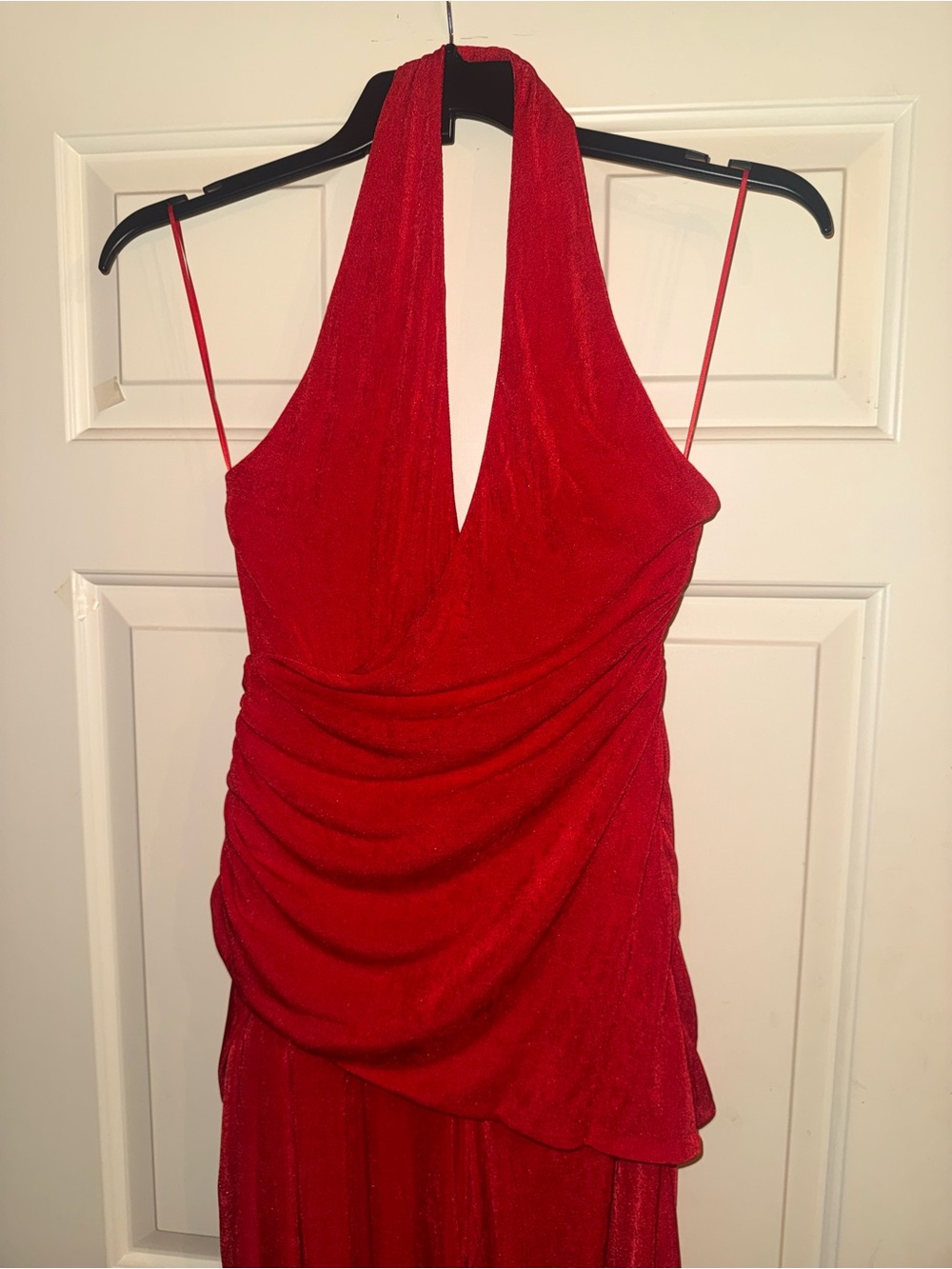JLUXLABEL Red Rustic Charm HalterJumpsuit - Picture 6 of 10